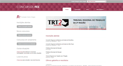 Desktop Screenshot of concursosfcc.com.br
