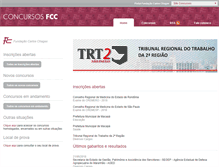 Tablet Screenshot of concursosfcc.com.br